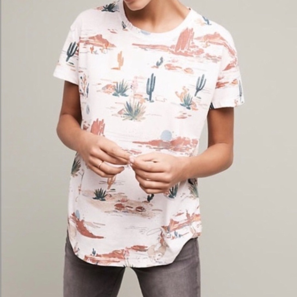 Anthropologie Western T Shirt